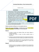 Primera Evaluación Formativa - Sociología 2021