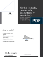 Media (Simple, Ponderada, Geométrica y Armónica) Equipo 2