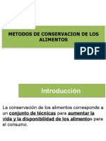 Metodos de Conservacion