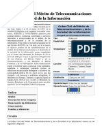 Orden Civil Del Mérito de Telecomunicaciones y de La Sociedad de La Información