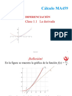 1.1 La Derivada