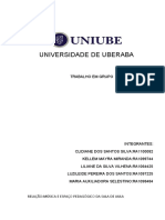 Trabalho em Grupo Espaço Pedagógico Da Sala de Aula