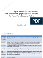 Understanding API MPMS 2A – Tank Calibration Strapping Method