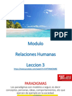 Clases Relaciones Humanas Leccion 3