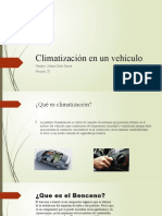 Climatización en Un Vehículo