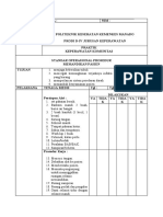 Sop Memammndikan Pasien