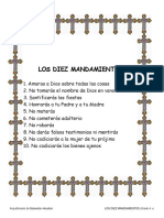 Los Diez Mandamientos Grado 4