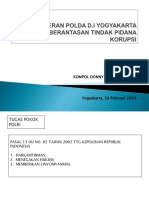 Karno Anggoro-Peran POLDA DIY Dalam Berantas Korupsi