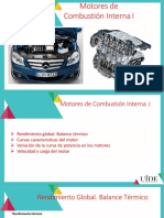 Motores Combustión Interna I Rendimiento