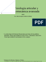 Fisiología Articular y Biomecanica Avanzada