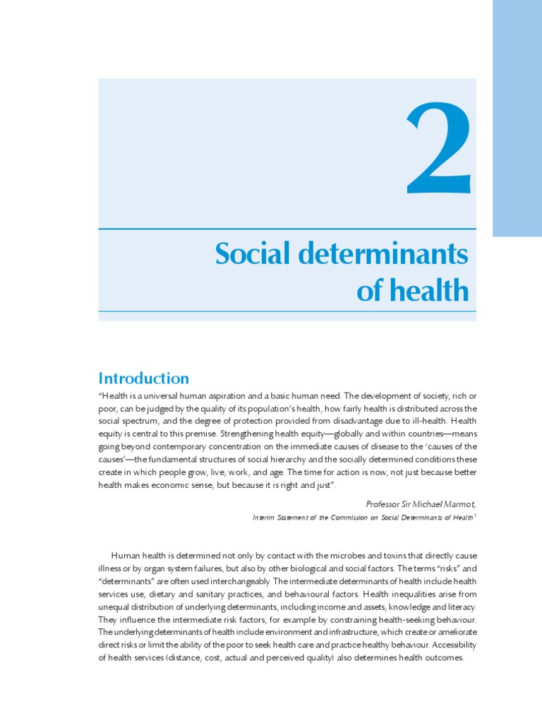 Social Determinants of Health | PDF | Food Security | Poverty