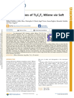 Ultralarge Flakes of Ti C T Mxene Via Soft Delamination: Access