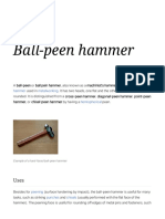 Ball-Peen Hammer - Wikipedia
