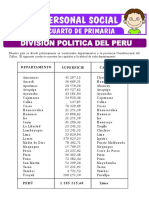 Los departamentos del Perú