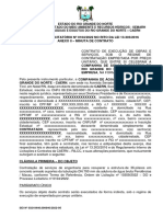 Contrato de obras para recuperar pilares de adutora