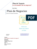 Plan de Negocios Alma - Cotejado Con Curso y Cuadros