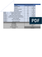 Plan de Mantenimiento Excel