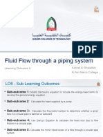 Fluid Flow Through A Piping System