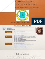 Fluid Management in Critically Ill Patient