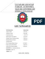 LEY º1178 SAFCO Informe