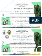 Certificate of Participation: Elba D. Manacob