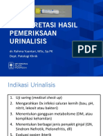 Materi 2 Urinalysis by DR - Rahma Yuantari SP - PK M.SC