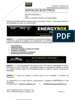 ENERGYBOX Sistema de Respaldo de Energía Contra Apagones en Venezuela