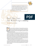 Perl: Not Just For Web Programming: B Olts