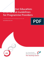 Criteria and Guidelines For-Programme Providers March-2017