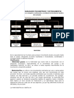 Psicomotricidad y Del Pensamiento