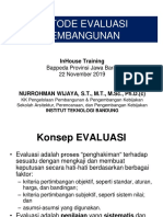 Metode Evaluasi Pembangunan 1