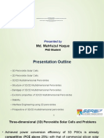 Presentation On 2D-3D PSCs