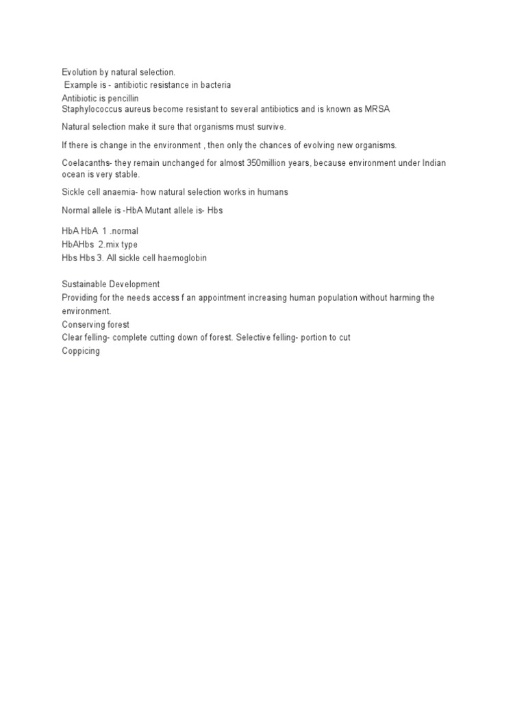 Evolution by Natural Selection - For Merge | PDF | Technology & Engineering