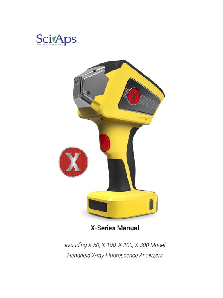 XSeries Manual Including X50, X100, X200, X300 Model Handheld X