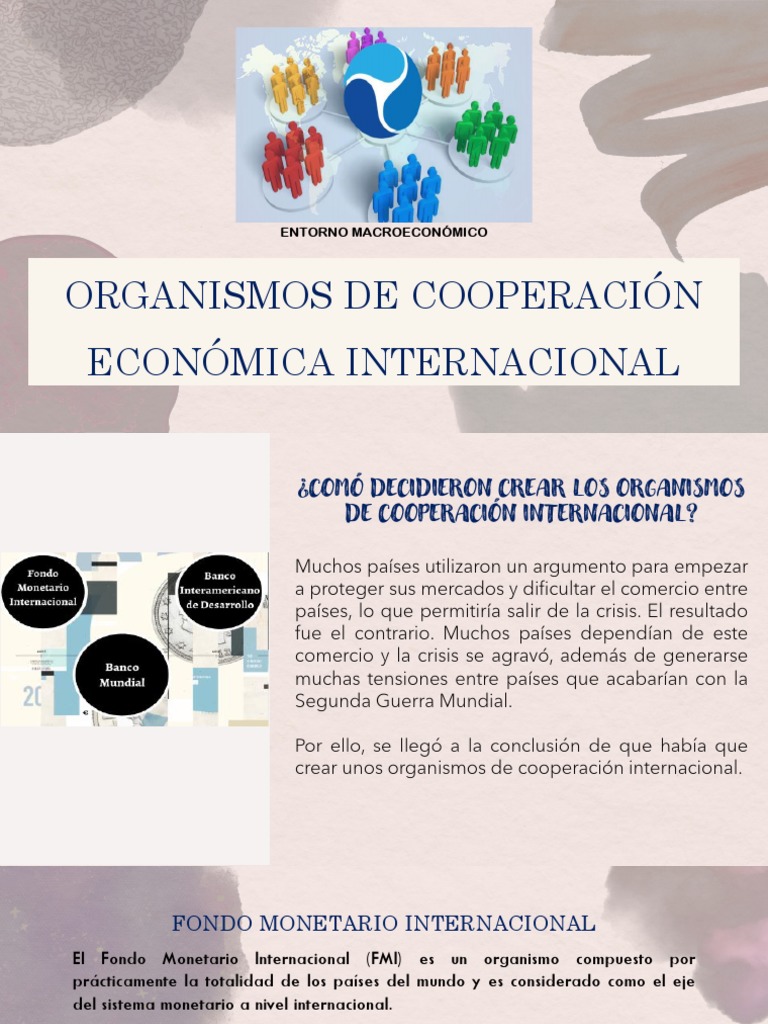 Organismos de Cooperación Economico Internacional | PDF