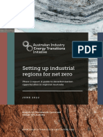 Australian Industry ETI 2022 Setting Up Industrial Regions For Net Zero Australian Industry ETI Report JUNE 2022