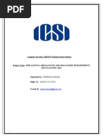 Project Report Icsi - 1 | PDF | Consolidation (Business) | Mergers And ...