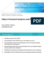 Object Oriented Analysis and Design: Amna Shifia Nisafani