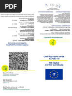 certificato green pass