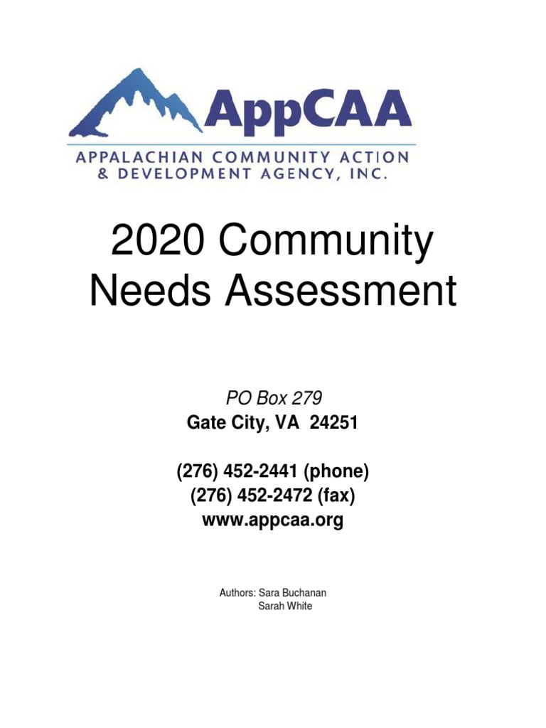 Lee Scott Wise Counties Needs Assessment | PDF | Cost Of Living ...