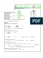 Design For Bending Post at Top of Wall, Based On TMS 402-16/13 Input Data & Design Summary