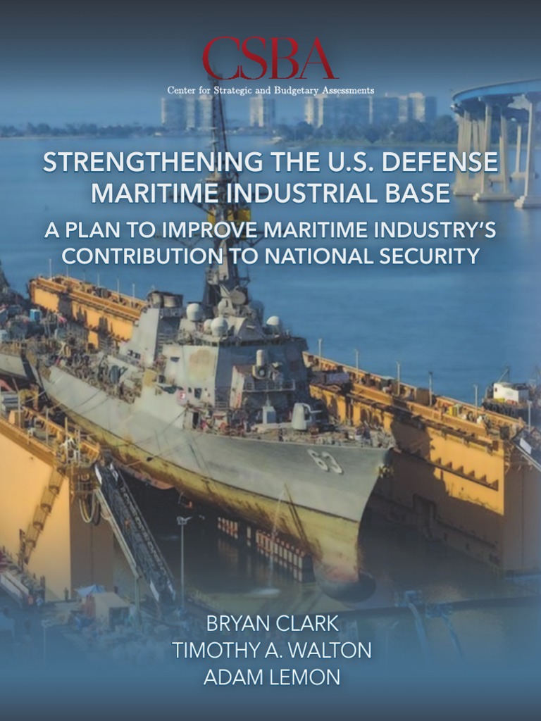 CSBA8199 Maritime Industrial FINAL PDF Merchant Marine Act Of 1920