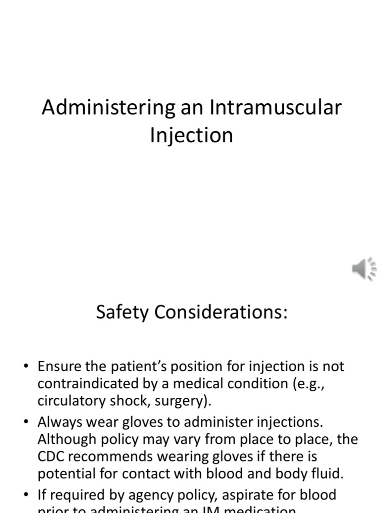 7-IM Injection | PDF | Injection (Medicine) | Medical Treatments