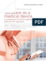 Software As A Medical Device: A Comparison of The EU's Approach With The US's Approach