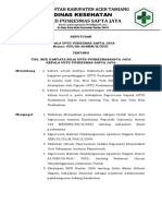 1.1.1.1 SK Visi, Misi Dan Tata Nilai Uptd Puskesmas