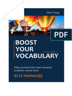 Boost Your Vocabulary IELTS Trainer 2 - Test 1 - a&M IELTS Đinh Thắng