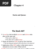 Chapter 4 Stack and Queues