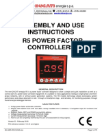 Assembly and Use Instructions R5 Power Factor Controllers: Via M.E.Lepido, 182 - 40132 Bologna, Italy