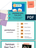 Jaminan Hari Tua (JHT) : Ega Azarine Salsabila (P17421214067)