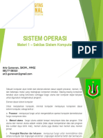 Sistem Operasi - Materi 1